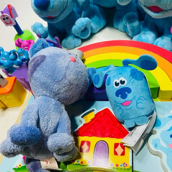 Nick Jr Blues Clues Toy Lot Learning Plush Blues Clues Plush 3D Puzzle - Picture 4 of 9
